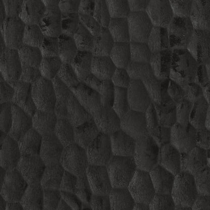 Mobile laterale nero 60x333x75 cm legno di mango solido