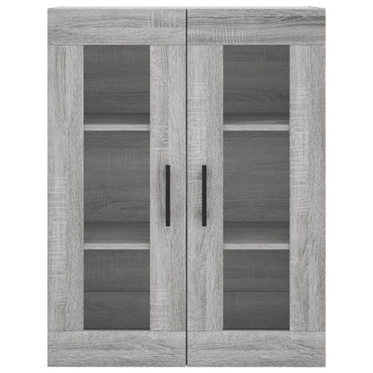 Sonoma gray wall cabinet 69.5x34x90 cm