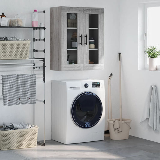 Sonoma gray wall cabinet 69.5x34x90 cm