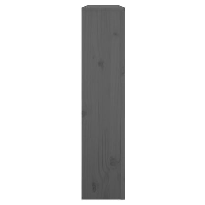 Cache-radiateur Gris 79,5x19x84 cm Bois massif de pin
