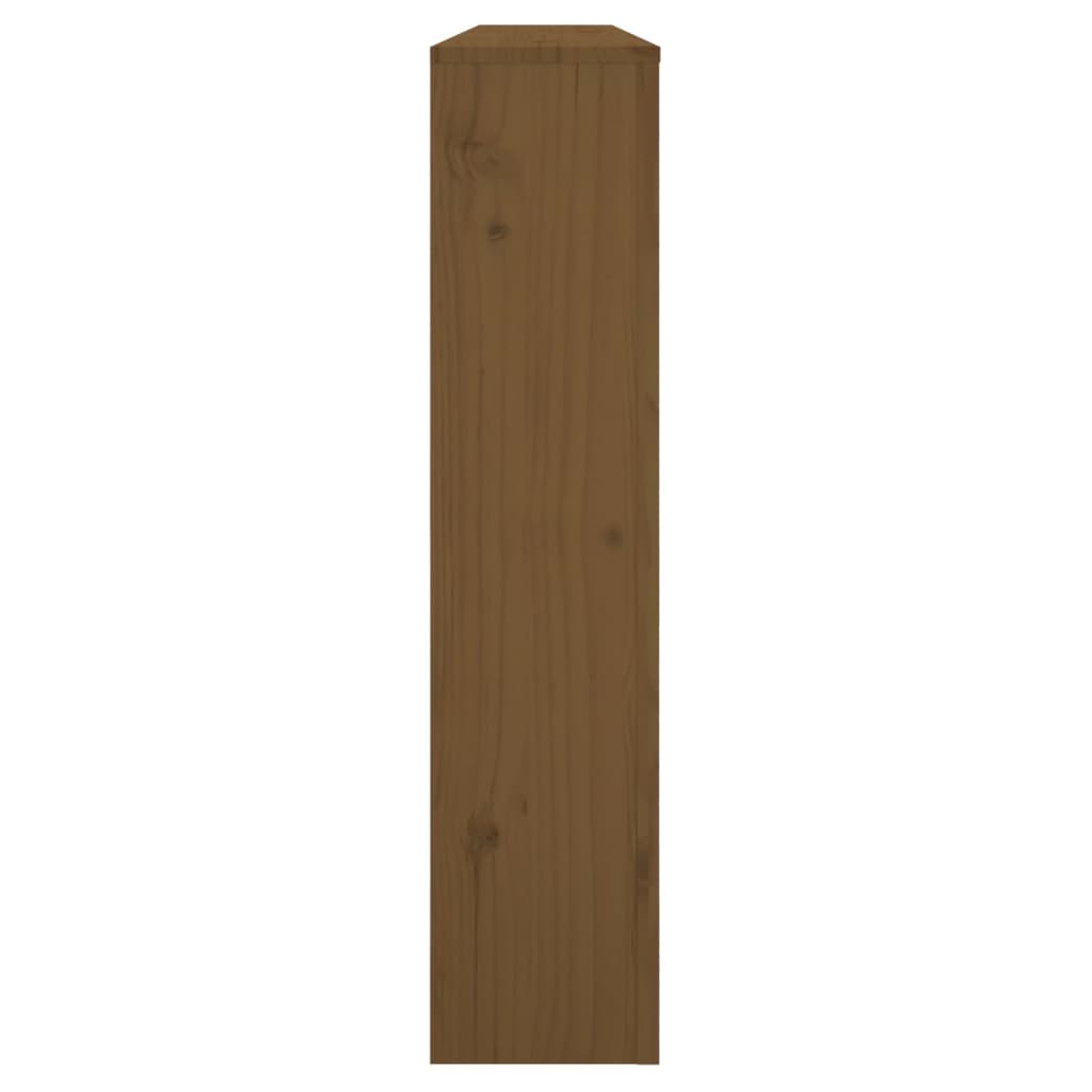 Cache-radiateur Marron miel 153x19x84 cm Bois massif de pin