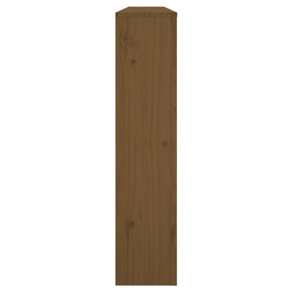 Cache-radiateur Marron miel 153x19x84 cm Bois massif de pin