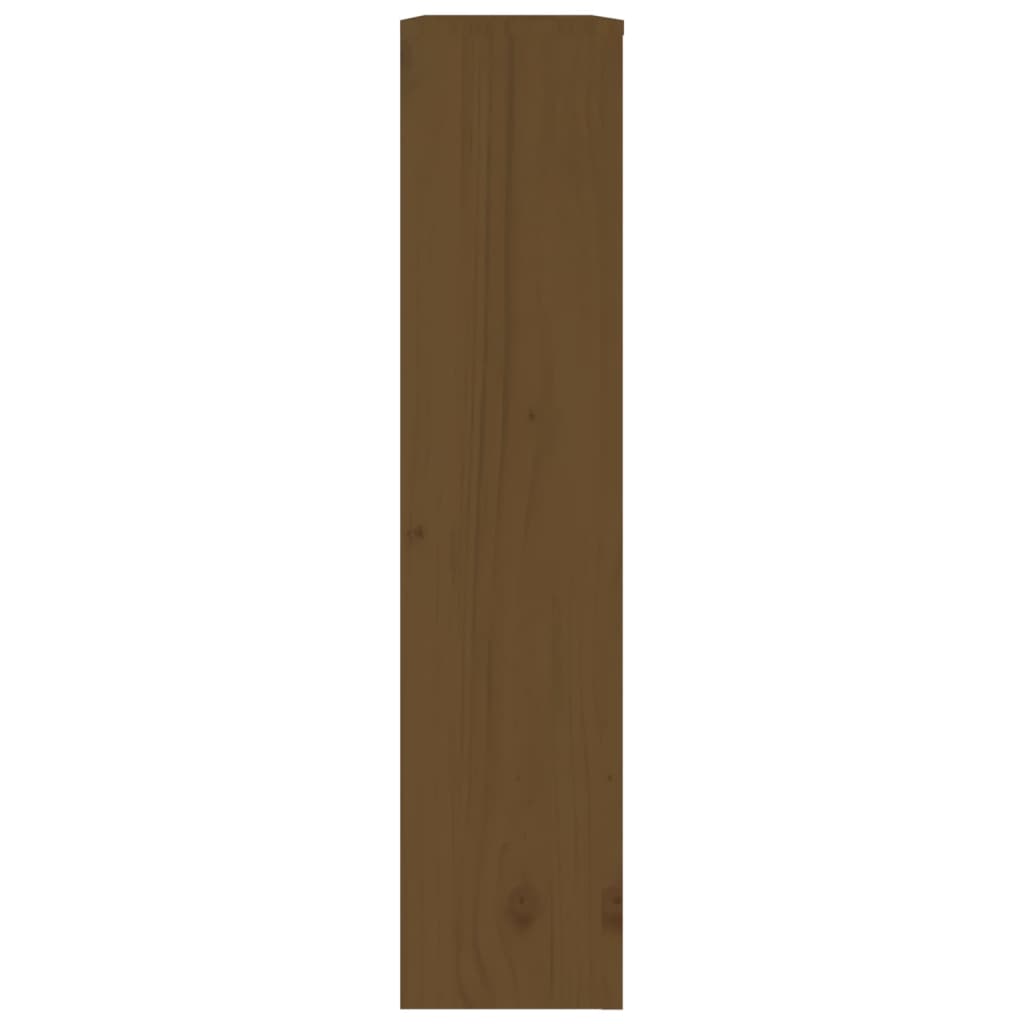 Honey chestnut cache 79.5x19x84 cm solid pine wood