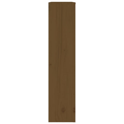Honey chestnut cache 79.5x19x84 cm solid pine wood