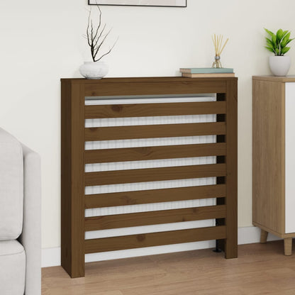 Honey chestnut cache 79.5x19x84 cm solid pine wood