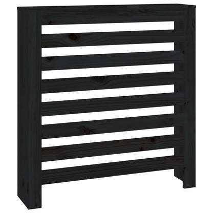 Black Radiator Cache 79.5x19x84 cm Solid pine wood