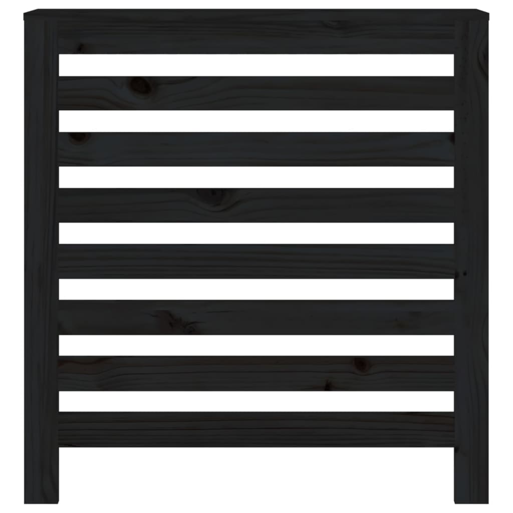 Black Radiator Cache 79.5x19x84 cm Solid pine wood