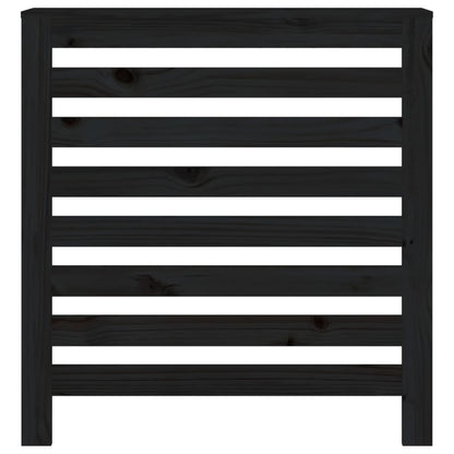 Black Radiator Cache 79.5x19x84 cm Solid pine wood
