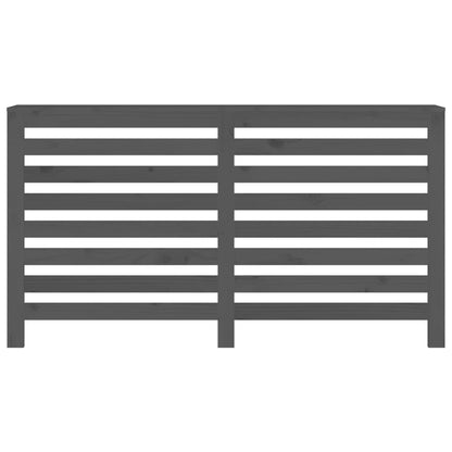 Cache-radiateur Gris 169x19x84 cm Bois massif de pin