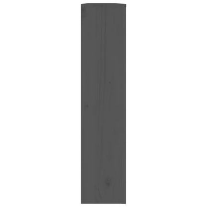 Cache-radiateur Gris 169x19x84 cm Bois massif de pin