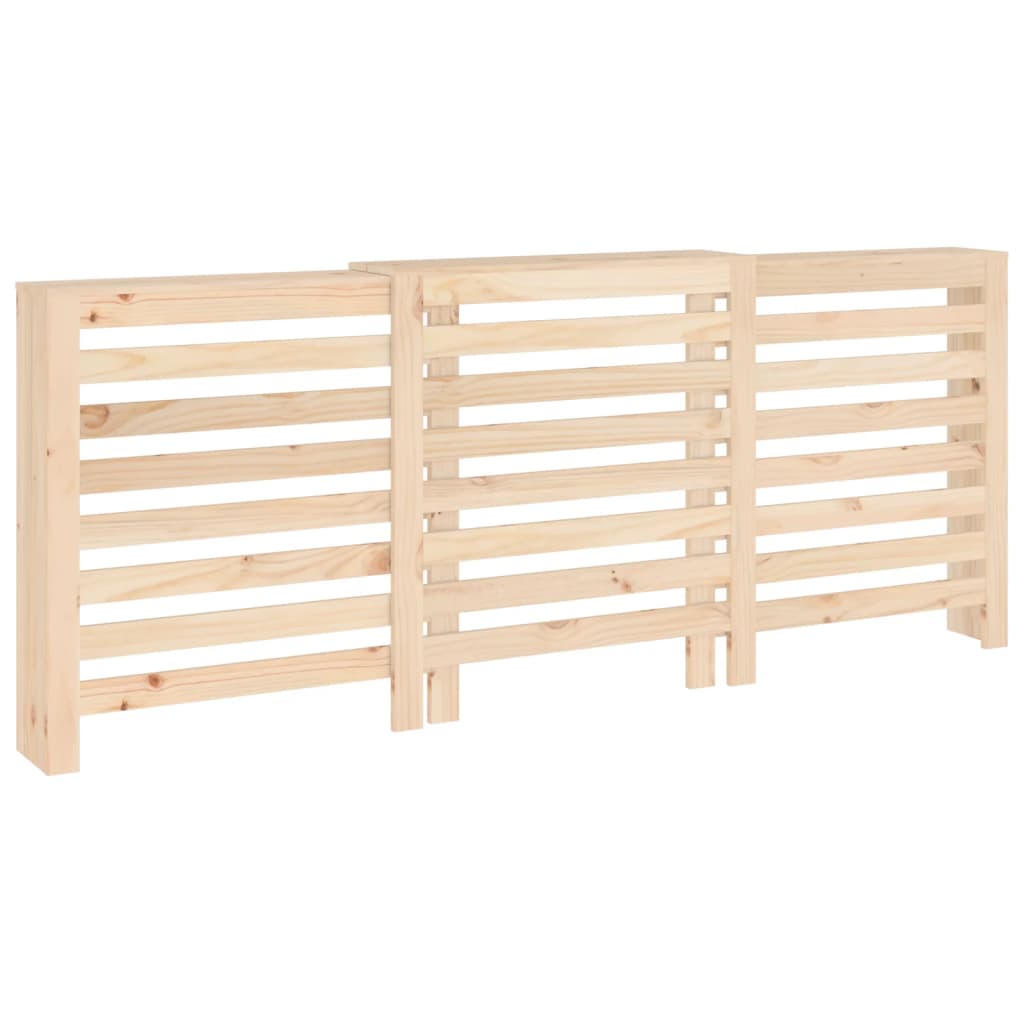 Cache-radiateur 210x21x85 cm Bois massif de pin