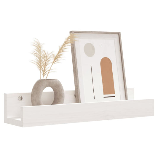 Wall shelves 2 pcs white different monti formats