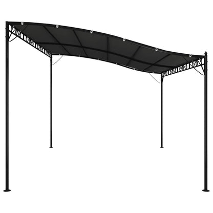 4x3 m anthracite awning 180 g/m² Fabric and steel