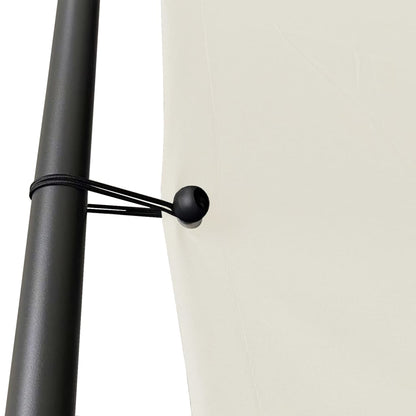 3x3 m white belvedere 180 g/m² Fabric and steel