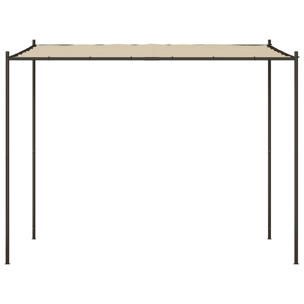 3x3 m 180 g/m² beige belvedere tela y acero