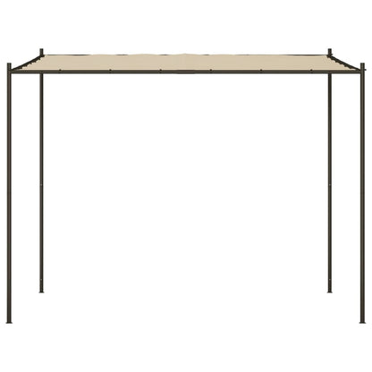 3x3 m 180 g/m² beige belvedere tela y acero