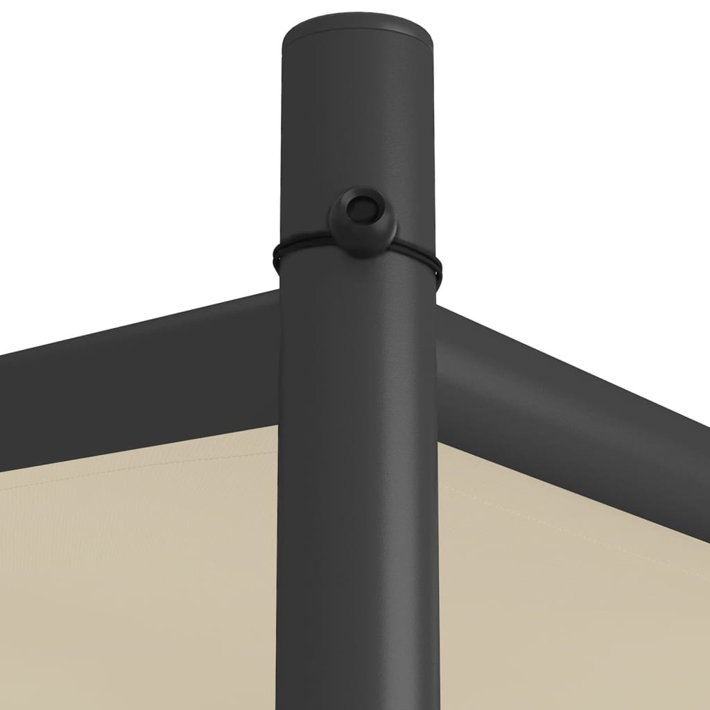 3x3 m 180 g/m² beige belvedere tela y acero