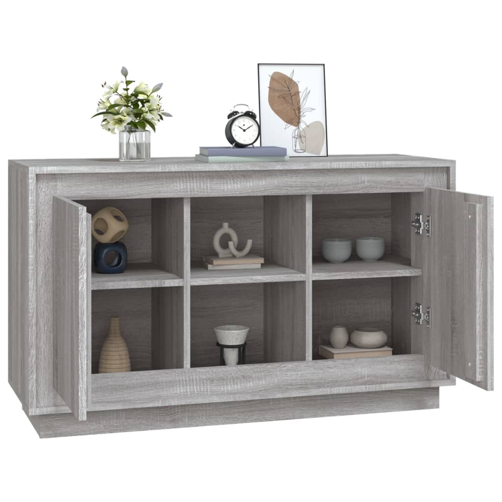 Sonoma gray buffet 102x35x60 cm engineering wood