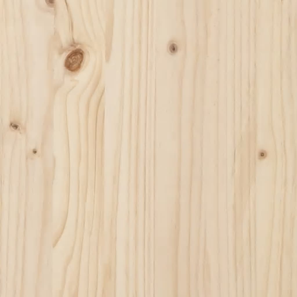 Silla larga de madera de pino sólido