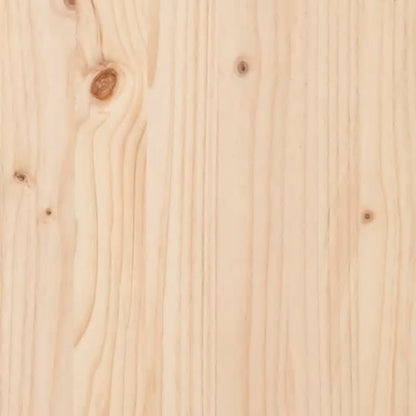 Silla larga de madera de pino sólido