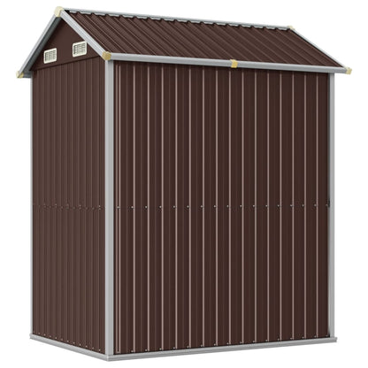 Galpão marrom 192x152.5x237 cm aço galvanizado