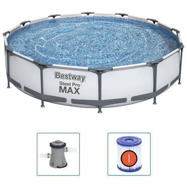 Bestway Ensemble de piscine Steel Pro MAX 366x76 cm