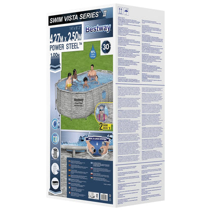 Bestway Power Steel Natmimming Pool Set 427x250x100 cm