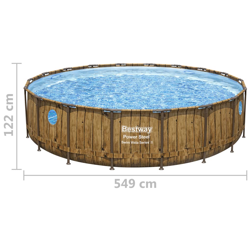 Bestway Power Steel Pool Set 549x122 cm