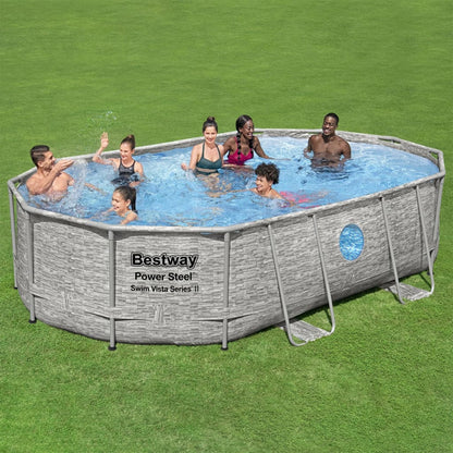 Bestway Power Steel Natmimming Pool Set 488x305x107 cm