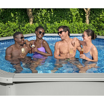 Bestway Piscine encadrée hors sol ronde Hydrium 360x120 cm