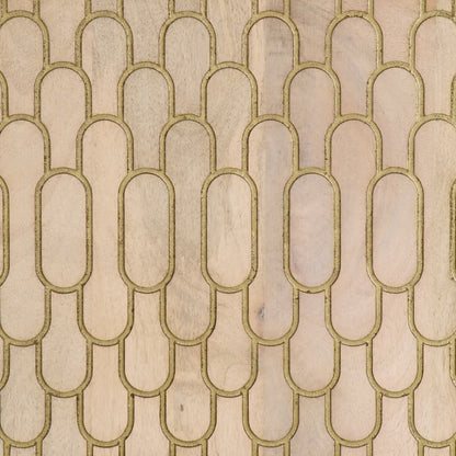 Armadio da bagno 38x333x58 cm legno di mango solido