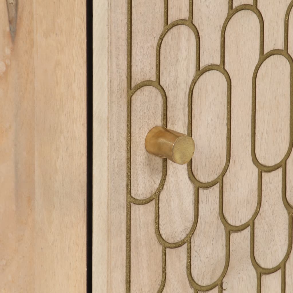 Armadio da bagno 38x33x160 cm legno di mango solido
