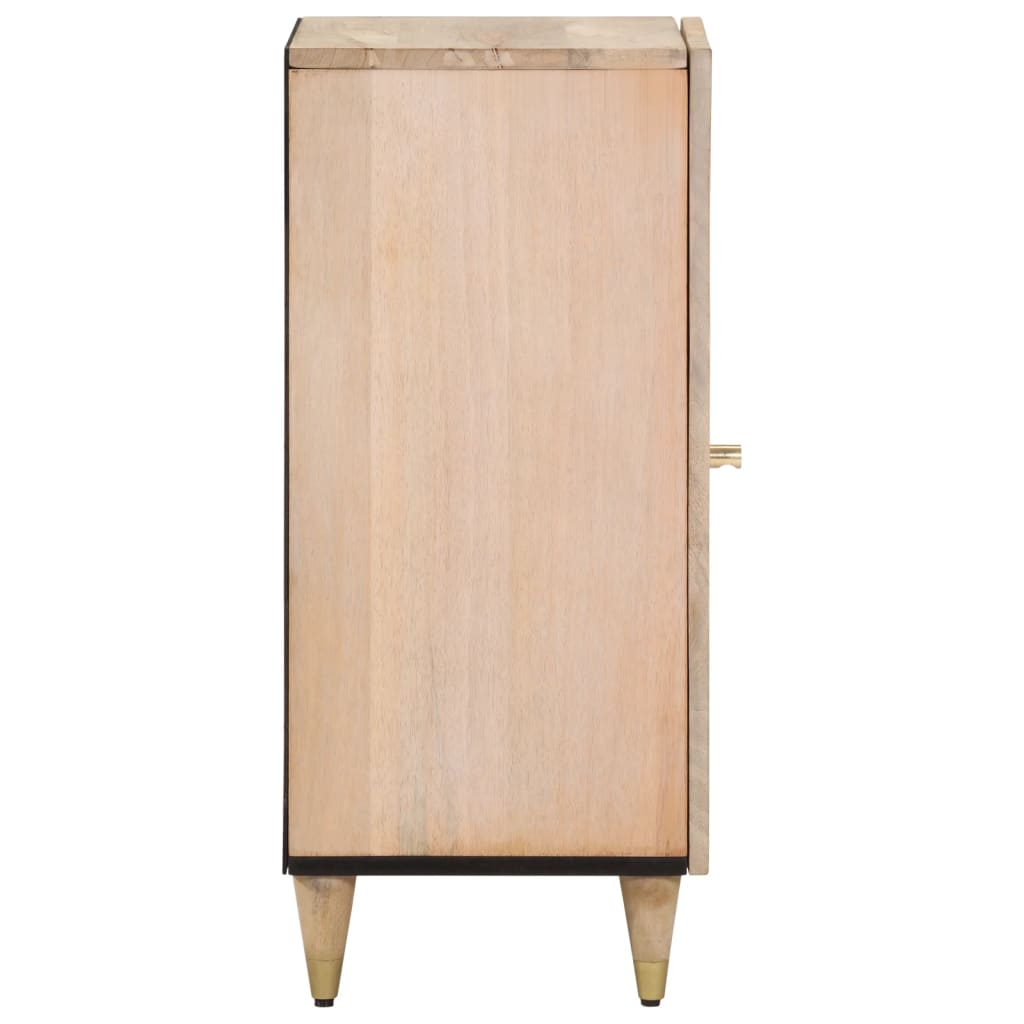 40x33x75 cm mobile laterale in legno di mango solido