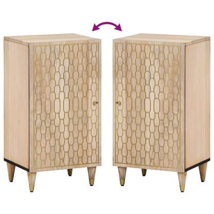 40x33x75 cm mobile laterale in legno di mango solido