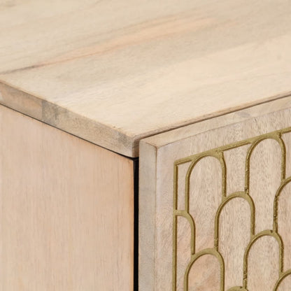 40x33x75 cm mobile laterale in legno di mango solido