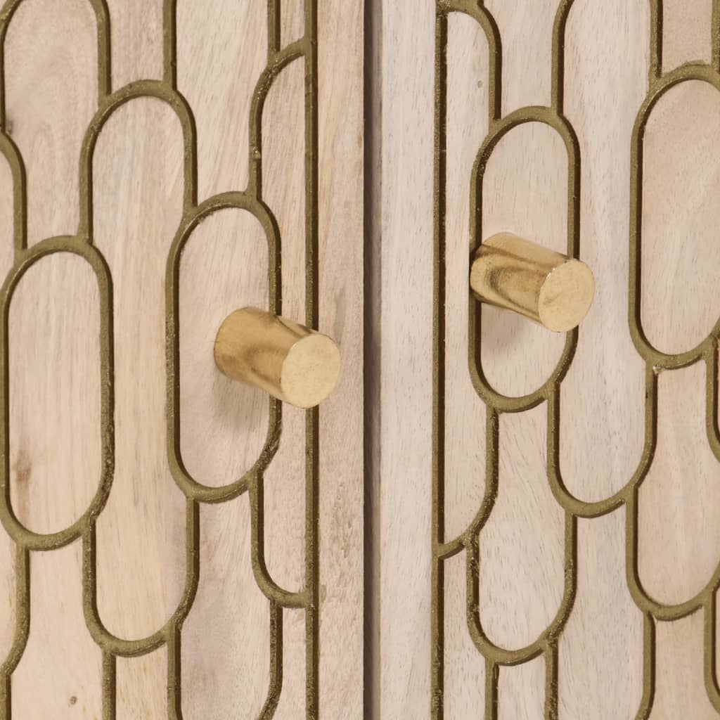 Cabina statale 60x333x75 cm Legno di mango solido