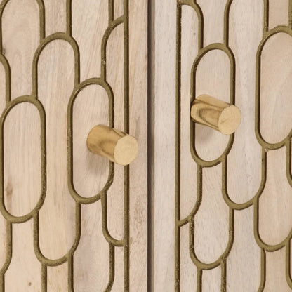 Cabina statale 60x333x75 cm Legno di mango solido