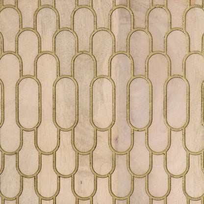 Cabina statale 60x333x75 cm Legno di mango solido