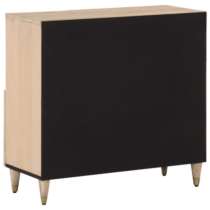 80x333x75 cm mobile laterale in legno di mango solido