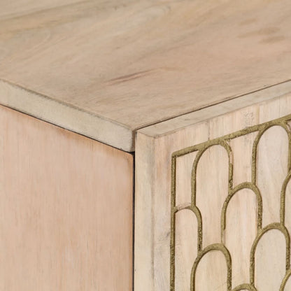 90x333x75 cm mobile in legno di mango solido