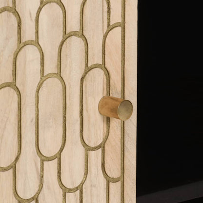 90x333x75 cm mobile in legno di mango solido