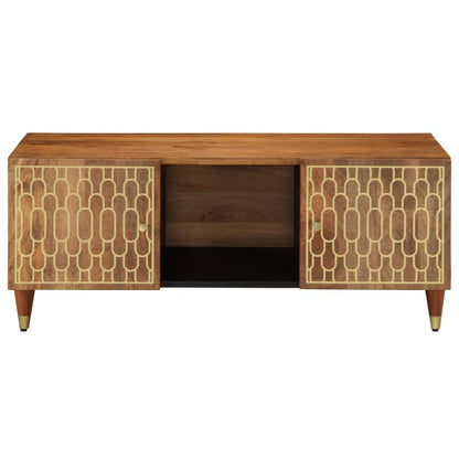 Tavolino da caffè 100x54x40 cm enorme legno di mango