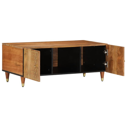 Tavolino da caffè 100x54x40 cm enorme legno di mango