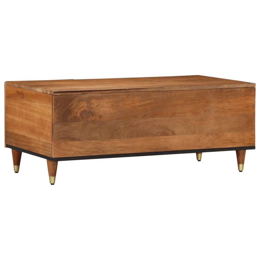 Tavolino da caffè 100x54x40 cm enorme legno di mango