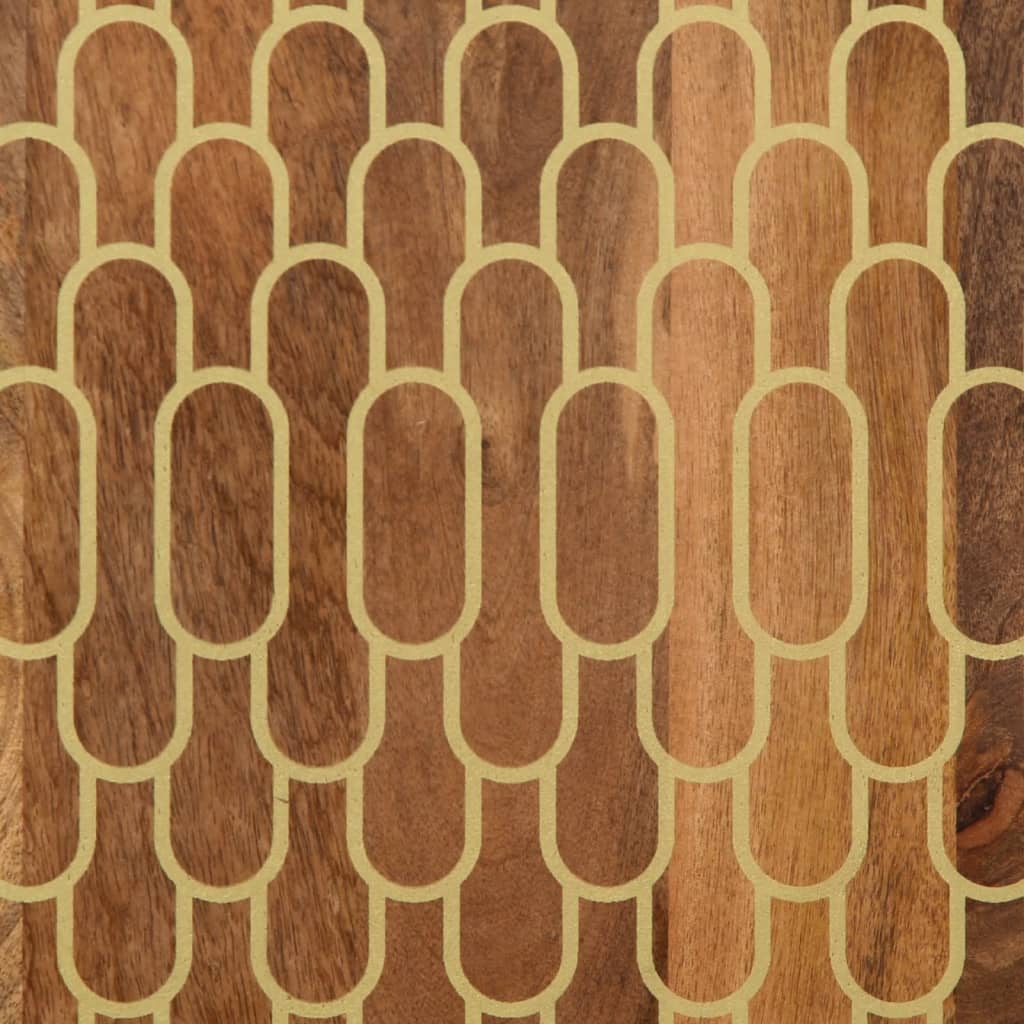 Tavolino da caffè 100x54x40 cm enorme legno di mango