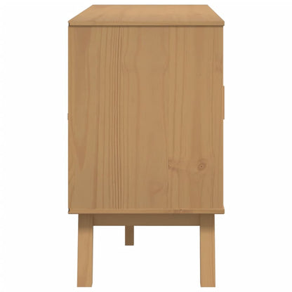 Buffet OLDEN marron 114x43x73,5 cm bois massif de pin