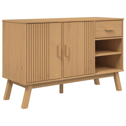 Buffet Olden Brown Solid Pine Wood