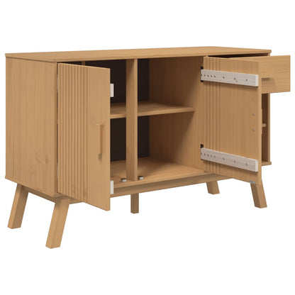 Buffet Olden Brown Solid Pine Wood