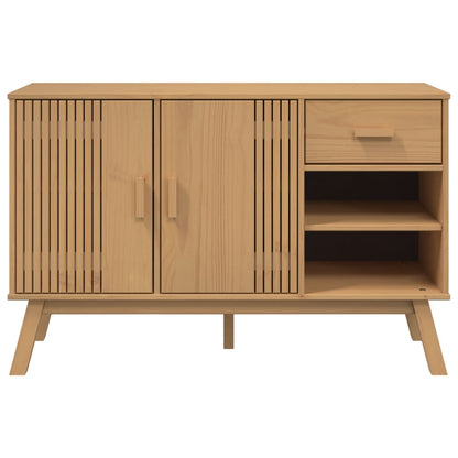 Buffet Olden Brown Solid Pine Wood