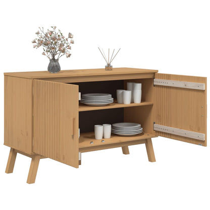 Buffet altes braunes Festkieferholz
